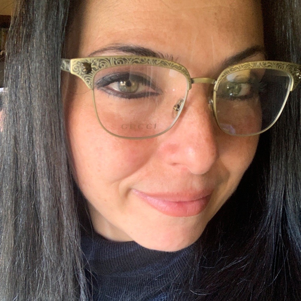 ⛔️SOLD⛔️ DO NOT BUY⛔️Authentic Gucci 49 Metal /Acetate optical glasses - Picture 3 of 12